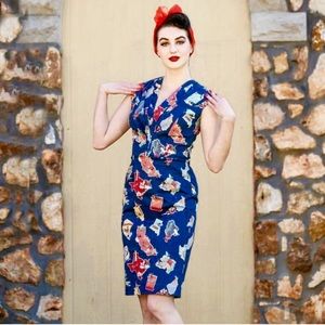 Millie Moore Vintage Retro Rockabilly shift Dress